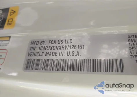 2024 Jeep Wrangler 4-Door Sport S 4X4 z USA, uszkodzony, nr VIN 1C4PJXDNXRW126161